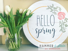 Hammer @ Home - Wood Rounds (Doorhanger, Lazy Susan, Tray)